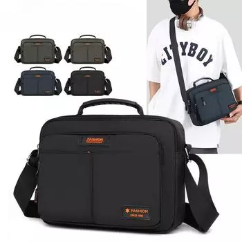 Мужские сумки через плечо, мужские сумки через плечо, сумки-мессенджеры для мальчиков, мужские сумки для путешествий, повседневные, большие сумки-портфели чёрный