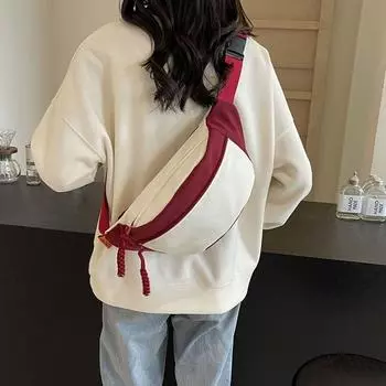 Мужские сумки через плечо Простые сумки через плечо в стиле Ins для женщин Цветные сумки для студентов, велосипедистов, нагрудные сумки Универсальные поясные сумки