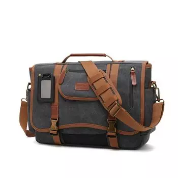 Мужские сумки Cool Bell Многофункциональная сумка через плечо и сумка-мессенджер 15,6-дюймовая сумка для ноутбука Большая вместительная водонепроницаемая дорожная сумка Canvas CB-5111