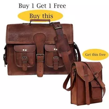 Мужские сумки для ноутбука из натуральной кожи, мужские кожаные сумки-мессенджеры, кожаная сумка, кожаная мужская сумка через плечо, кожаная школьная сумка в подарок 16 x 12 x 5 in коричневый