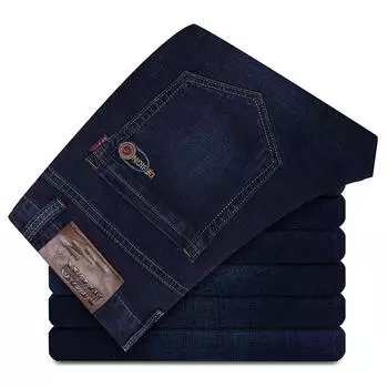 Мужские свободные джинсы Мужские брюки больших размеров Осенне-зимние эластичные джинсы больших размеров 30