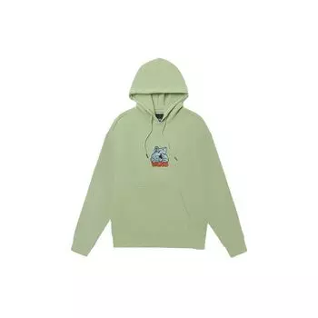 Мужские свободные пуловеры с капюшоном и рисунком Vans, зеленые VN0A5H9CYSJ M