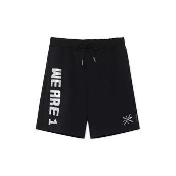 Мужские свободные вязаные спортивные шорты Li-Ning Wade X Glare, черные AKSS527-1 M