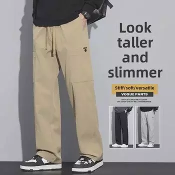 Мужские тактические брюки в темную клетку – стильная всесезонная повседневная одежда для активного отдыха и походов 4XL абрикосовый