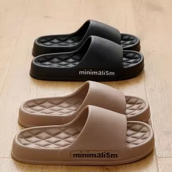 Мужские тапочки больших размеров для летнего дома, для прохладной уборки в помещении, для ванной, противоскользящие, тихие, модные парные тапочки из ЭВА 36-37