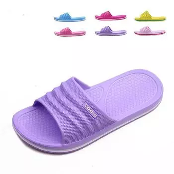 Мужские тапочки для дома, пляжные тапочки на платформе, женские нескользящие банные тапочки из ЭВА, уличная мужская летняя обувь, домашние тапочки унисекс 36 синий