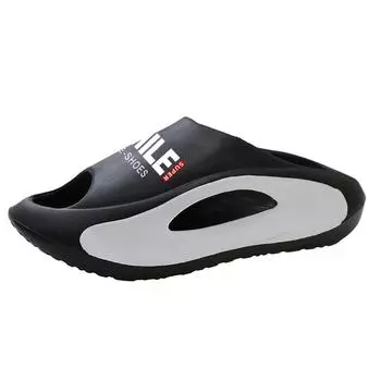 Мужские тапочки, домашние и уличные сандалии, пляжные шлепанцы на мягкой подошве, мужская повседневная обувь, домашние тапочки для пары, большие размеры 46, 47, 48, 49 36-37