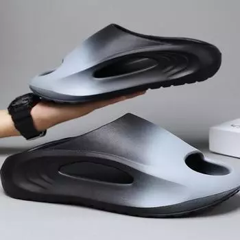 Мужские тапочки Evshine Platform, модные, удобные, унисекс, сандалии, домашние, тапочки для ванной, подошва EVA, пляжные тапочки, летние мужские сандалии 36-37