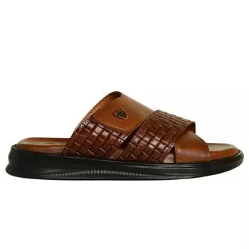 Мужские тапочки из натуральной кожи