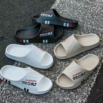 Мужские тапочки летние для дома, ванной, противоскользящие, легкие, с хорошей воздухопроницаемостью, удобные, для пляжа, для пар, домашняя обувь 36-37 белый