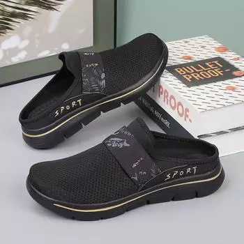 Мужские тапочки, летние дышащие домашние тапочки, мужские толстые шлепанцы, модная обувь для пар, большой размер 35-46 35