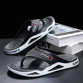 Мужские тапочки, летние мужские сандалии, шлепанцы из ПВХ с мягкой подошвой, пляжная обувь, летняя обувь для отдыха на свежем воздухе, для пары, для дома 36-37 белый