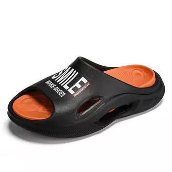 Мужские тапочки Сандалии для дома и улицы Пляжные удобные мягкие шлепанцы Повседневная обувь Новые мужские шлепанцы Тапочки для ванной и дома 40-41