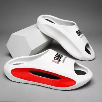 Мужские тапочки-слайдеры мужские роскошные домашние тапочки 2024 года мужские летние туфли распродажа тапочки для гостиной прогулочные домашние шлепанцы 42-43