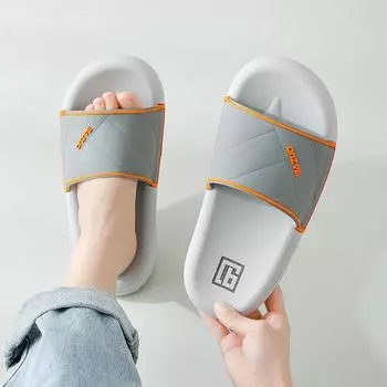 Мужские тапочки верхняя одежда летняя простая домашняя спальня домашняя классные тапочки на платформе обувь eva 40-41 [normal size] синий