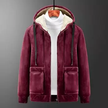 Мужские теплые толстовки из флиса, мужская зимняя ветрозащитная толстовка на молнии, мужские однотонные толстовки больших размеров 8xl, мужские толстые бархатные пальто плюс L синий