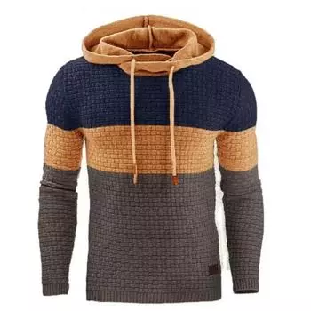 Мужские теплые толстовки с капюшоном Мужская мода Спортивные толстовки Топы XXL белый