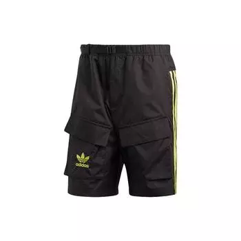 Мужские тканые шорты Adidas Originals Trefoil, черные GK5916 XS