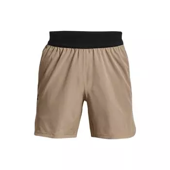 Мужские тканые шорты с эластичным поясом и логотипом Under Armour, коричневые 1376782-236 M