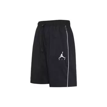 Мужские тканые шорты со средней талией Jordan Jumpman с однотонной отделкой, черные CK6818-010 M