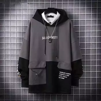 Мужские толстовки с длинным рукавом на молнии, куртки, легкая куртка с полной молнией, повседневная свободная верхняя одежда с карманами, пальто XL