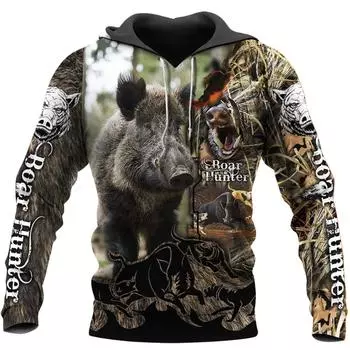 Мужские толстовки с капюшоном Hunting Graphic Camo 3D Printed sweatshirts clothing Harajuku Fashion Hooded Autumn Long Sleeve Hoodie for Men S