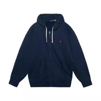 Мужские толстовки с капюшоном Polo Ralph Lauren Solid Logo Zip-Up Blue 710813297-004 L