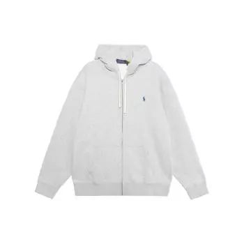 Мужские толстовки с капюшоном Polo Ralph Lauren Zip-Up, серые 710813297-002 XL