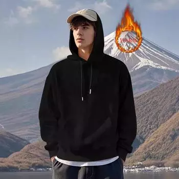 Мужские толстовки с капюшоном, повседневная толстовка с длинным рукавом, жаккардовая, вафельная, с капюшоном, с карманом «кенгуру», однотонные толстовки для тренировок, топы для мужчин S белый