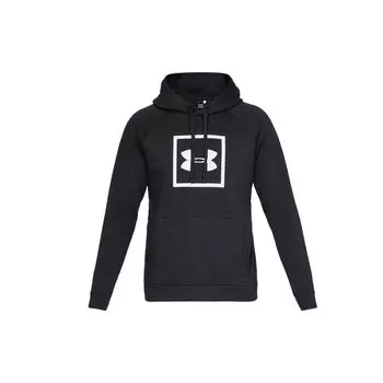Мужские толстовки с капюшоном Under Armour Rival Fleece Logo, черные 1329745-001 S
