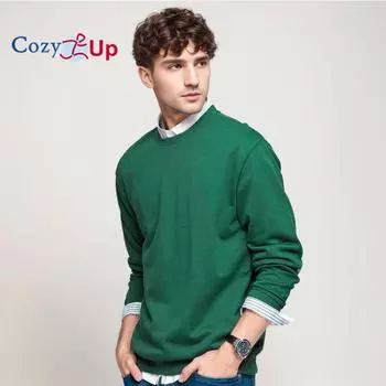 Мужские толстовки с круглым вырезом Eversoft из флиса Cozy Up, влагоотводящие и дышащие, размеры S-3XL S чёрный