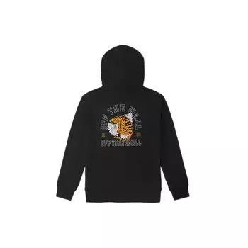 Мужские толстовки Vans Patchwork Tiger Print Hoodie Black VN0A4PO9BLK M