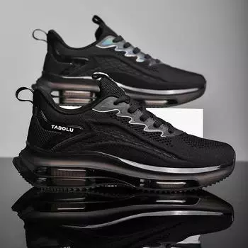 Мужские тонкие кроссовки Tide Hollow Breathable Мужские кроссовки бренда Tide Running Net Shoes Youth Blade Shoes 2024 NEW Summer 39