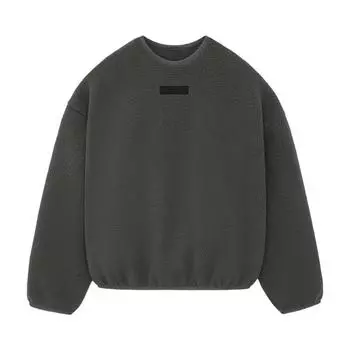 Мужские топы Fear of God Essentials Polar Fleece Crewneck Ink, черные 192SP244700F L