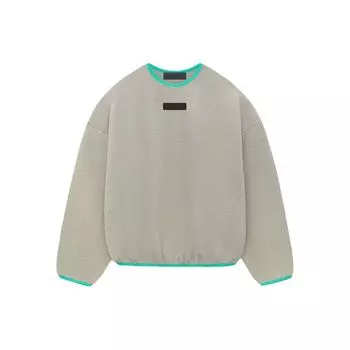 Мужские топы Fear of God Essentials Polar Fleece Crewneck Seal, серые 192SP244705F L