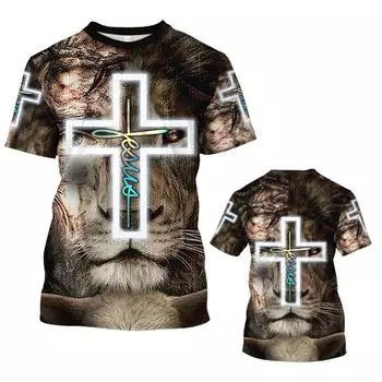 Мужские топы с круглым вырезом и коротким рукавом с 3D цифровым принтом, мужская летняя футболка с узором в стиле хип-хоп, большие размеры