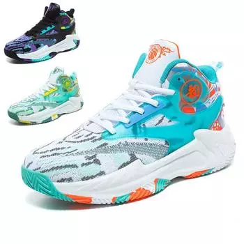 Мужские трендовые баскетбольные кроссовки на воздушной подушке с амортизацией и высококачественная спортивная обувь для бега 36