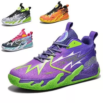 Мужские трендовые баскетбольные кроссовки на воздушной подушке с амортизацией и высококачественная спортивная обувь для бега 35