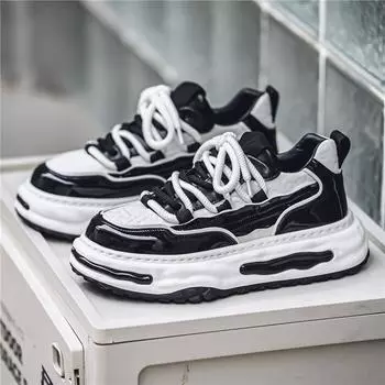 Мужские трендовые кроссовки Clunky для активного отдыха, нескользящие, дышащие, повседневные, спортивные кроссовки, удобная рабочая обувь 39 белый