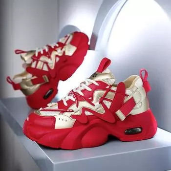 Мужские трендовые кроссовки Clunky для активного отдыха, нескользящие, дышащие, повседневные, спортивные кроссовки, удобная рабочая обувь 39 белый