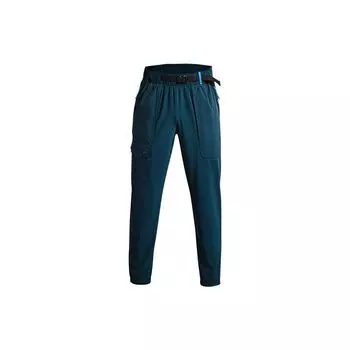 Мужские тренировочные брюки Under Armour Rush Series, однотонные тканые, синие 1366190-413 XL