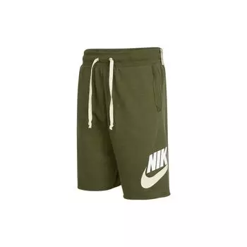 Мужские трикотажные дышащие шорты с большим логотипом Nike NSW Spe Ft Alumni, зеленые DM6818-326 XL
