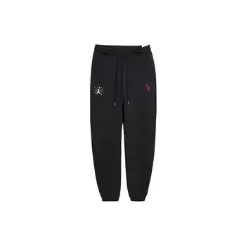 Мужские трикотажные джоггеры с вышивкой логотипа Jordan Cny, черные, DO4087-010 XL