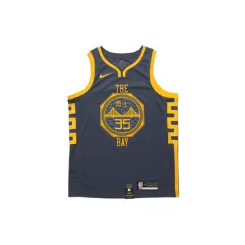 Мужские трикотажные майки Nike NBA City Edition Swingman сине-серые AJ4610-430 M