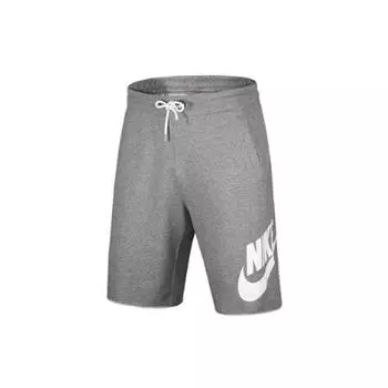 Мужские трикотажные шорты свободного покроя Nike Large Swoosh Print Серые 836278-091 S