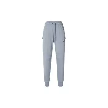 Мужские трикотажные спортивные брюки Air Jordan Basketball Sports на флисовой подкладке, серые 809475-065 S