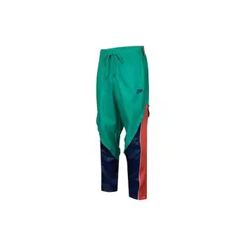 Мужские трикотажные тренировочные брюки Nike Colorblock, зеленые DA5679-372 M