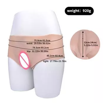 Мужские трусики с имитацией влагалища, трансвестит, секс-силиконовый костюм для косплея, нижнее белье для транссексуалов 1207