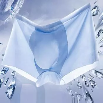 Мужские трусы-боксеры, эластичные, средней посадки, облегающие, высокоэластичные шорты, однотонные, U-образные, из ледяного шелка XXL
