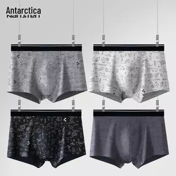 Мужские трусы-боксеры большого размера, с высокой резинкой на талии, из удобного хлопка, 4 шт. в упаковке LY5006-A combination, L